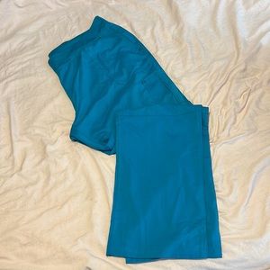 Healing hands yoga scrub pants-teal